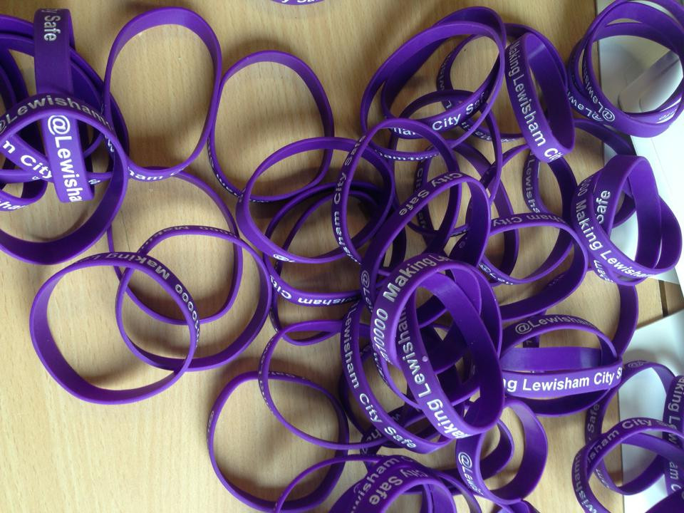 10,000 Hands silicone wristbands campaign – making Lewisham City safe