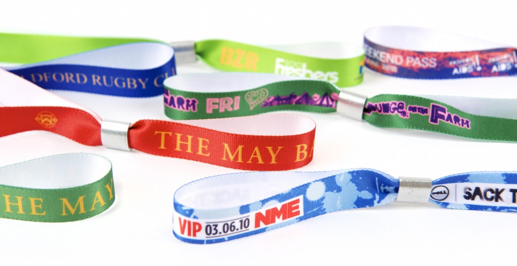 Examples of Fabric Printed Wristbands