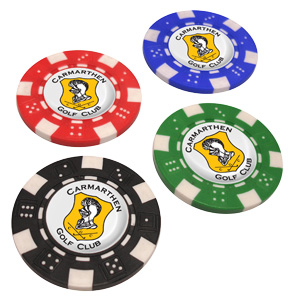 Poker Chip Golf Ball Markers