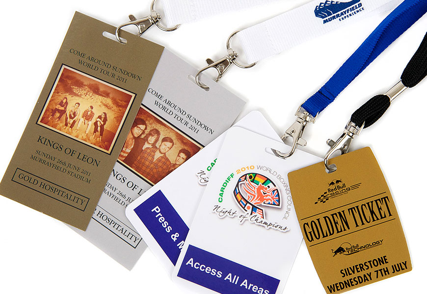 Selecting the correct type of lanyard ID holders, cards or badges