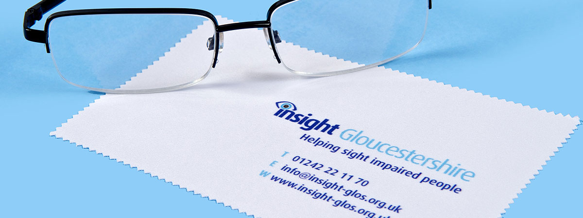 Branded lens cleaning cloths are an excellent promotional product